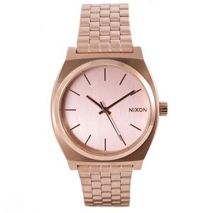 Nixon Time Teller Watch - Rose Gold